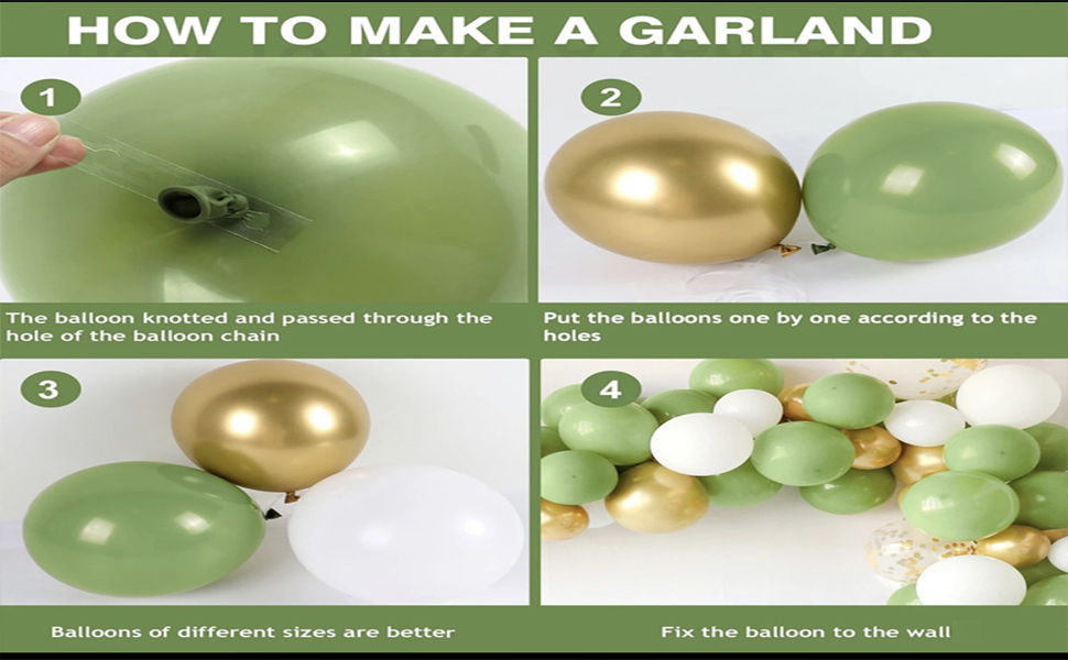 balloon garland, DIY balloon garland, balloon decoration