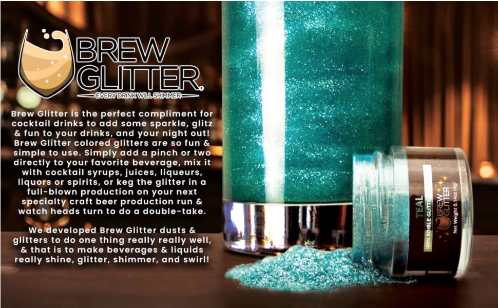 Brew Glitter Bakell 100% edible drink glitter