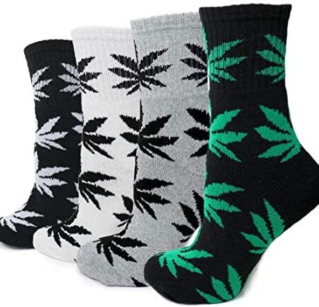 Marijuana Weed Leaf Cotton Unisex Sports Comfort Socks